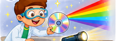 Rainbow with a CD